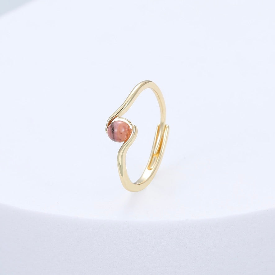 Mia Tui Jewellery Natural Stone Open Ring