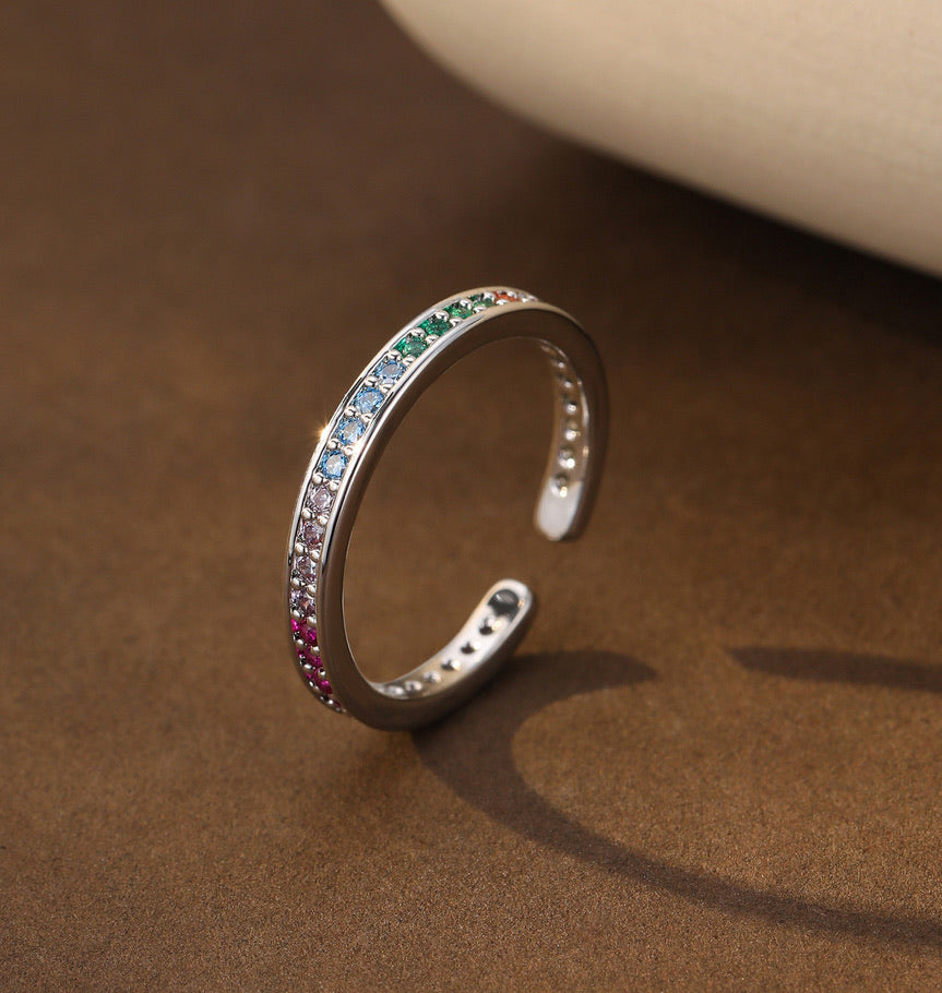 Mia Tui Jewellery Rainbow Crystal Ring
