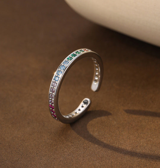 Mia Tui Jewellery Rainbow Crystal Ring