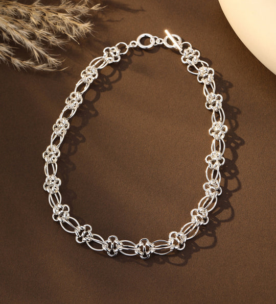 Mia Tui Jewellery Silver Link Necklace