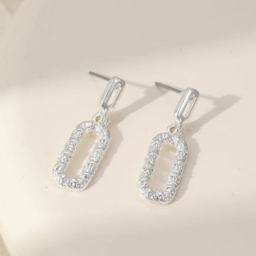 Mia Tui Jewellery Square Drop Earrings