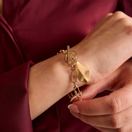 Mia Tui Jewellery Teardrop Pendant Chain Necklace