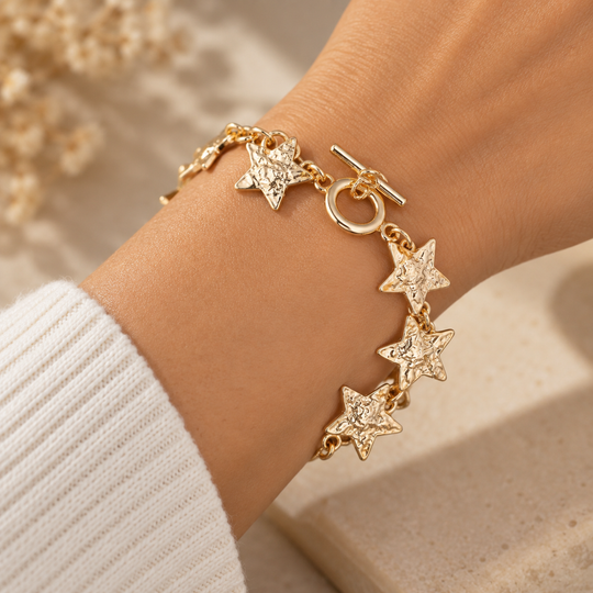 Mia Tui Jewellery Textured Star Bracelet
