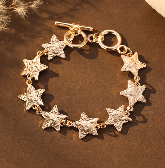 Mia Tui Jewellery Textured Star Bracelet