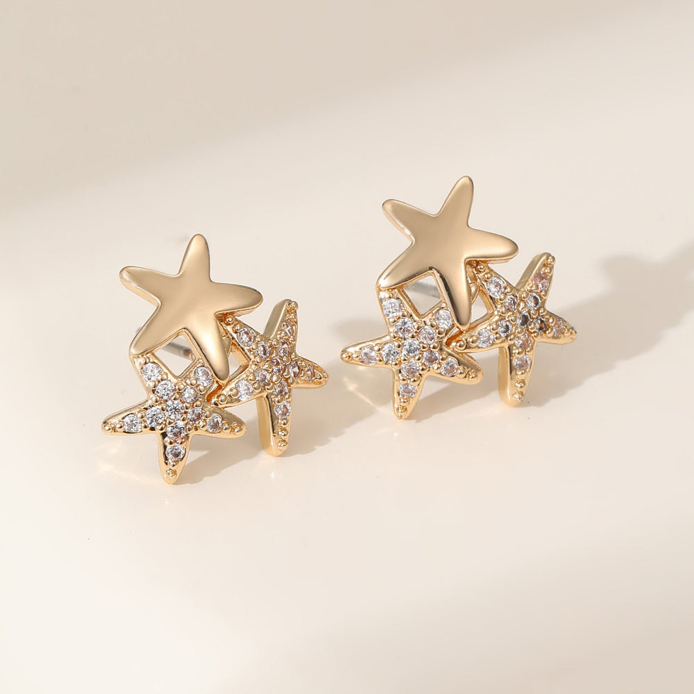 Mia Tui Jewellery Triple Star Earrings