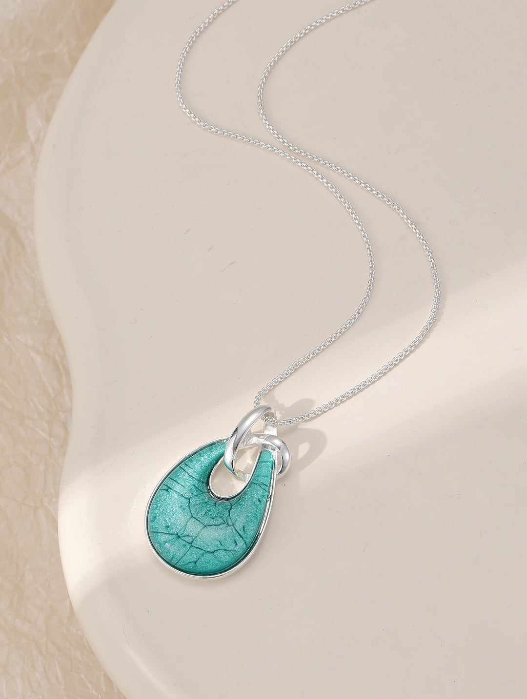 Mia Tui Jewellery Turquoise Teardrop Pendant Necklace 💙✨