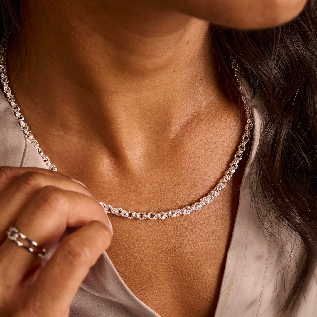 Mia Tui Jewellery Woven Chain Necklace