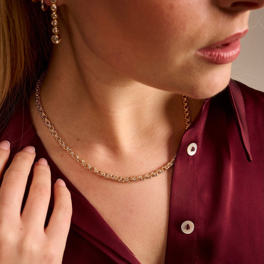 Mia Tui Jewellery Woven Chain Necklace