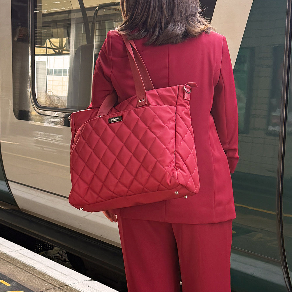 Mia Tui Large Dolly - Quilted Laptop Tote Bag