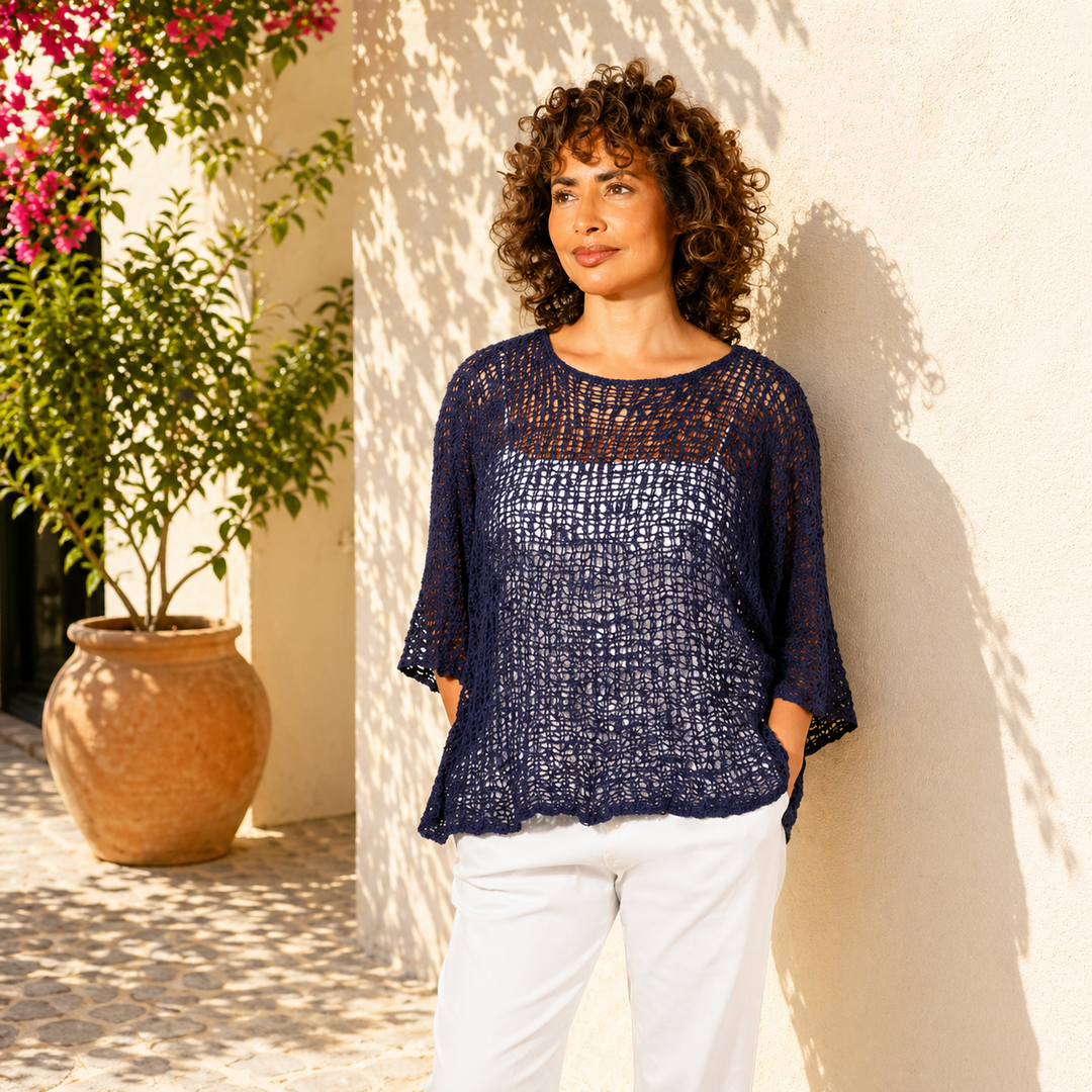 Mia Tui Popcorn Poncho Top