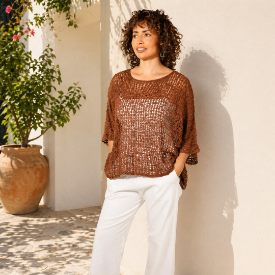 Mia Tui Popcorn Poncho Top
