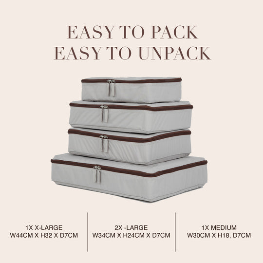 Mia Tui Set of 4 Packing Cubes