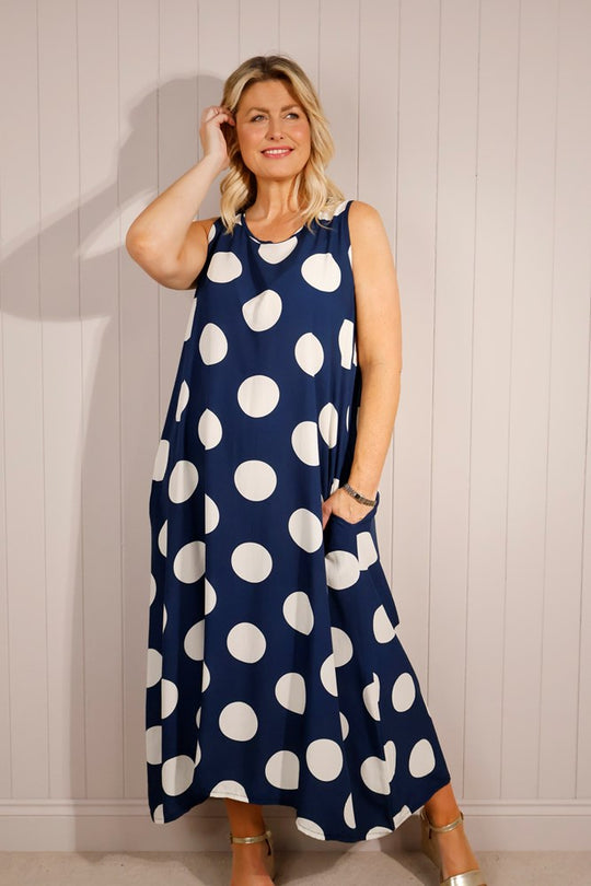 Mia Tui Spot Print Maxi Dress