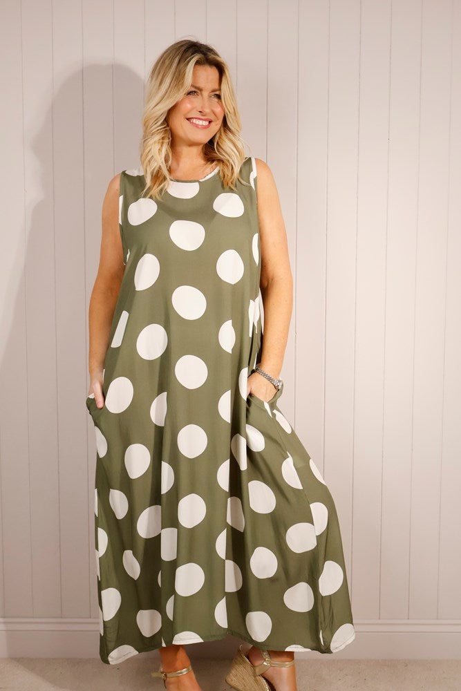 Mia Tui Spot Print Maxi Dress