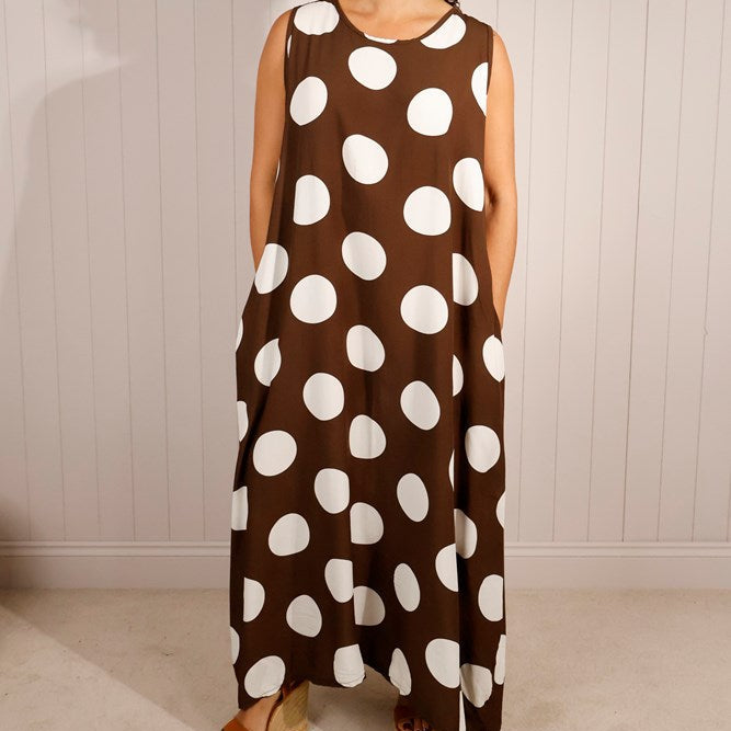 Mia Tui Spot Print Maxi Dress