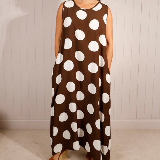 Mia Tui Spot Print Maxi Dress