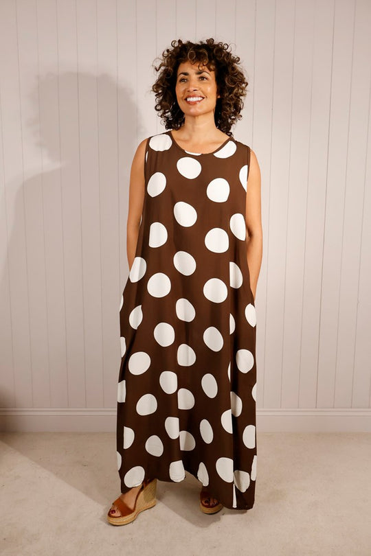 Mia Tui Spot Print Maxi Dress