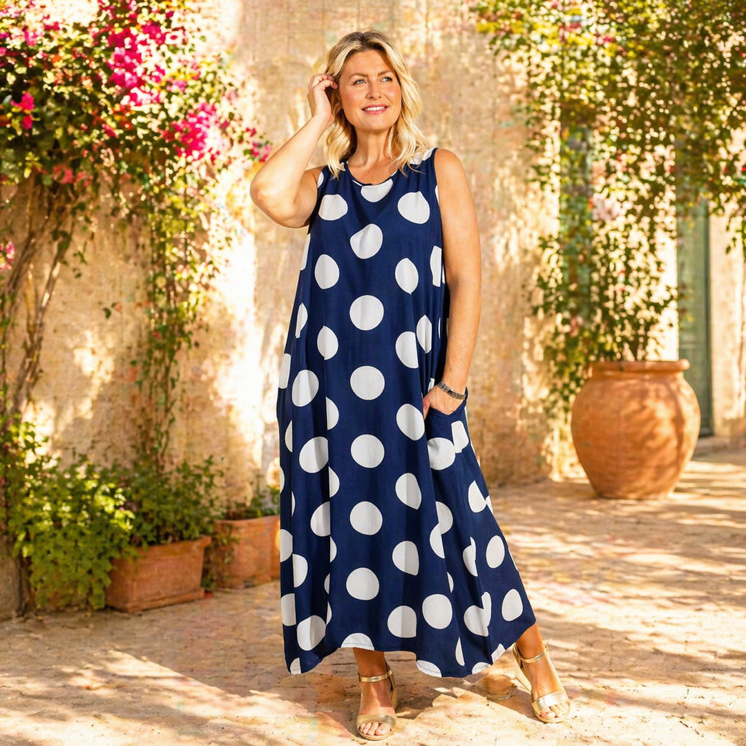 Mia Tui Spot Print Maxi Dress