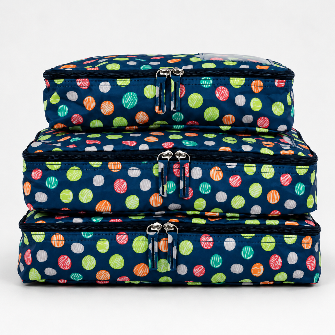 Mia Tui Travel Accessories Set of 3 Packing Cubes