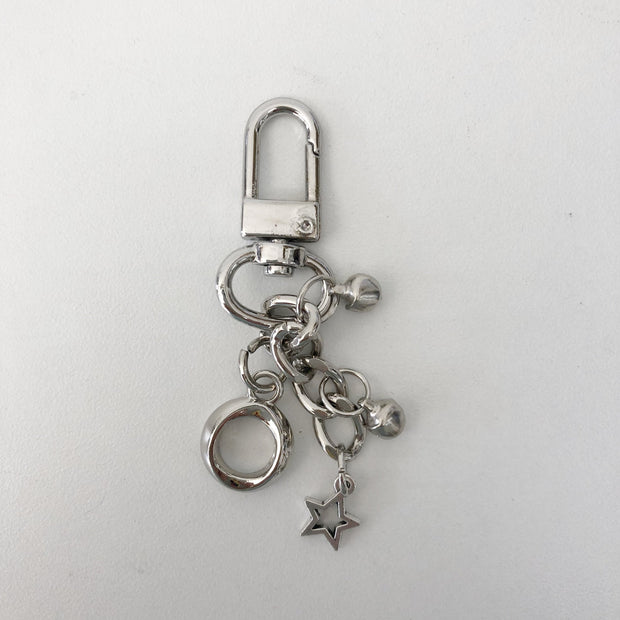 organizemybags Bag Charm with Double Clasp Silver