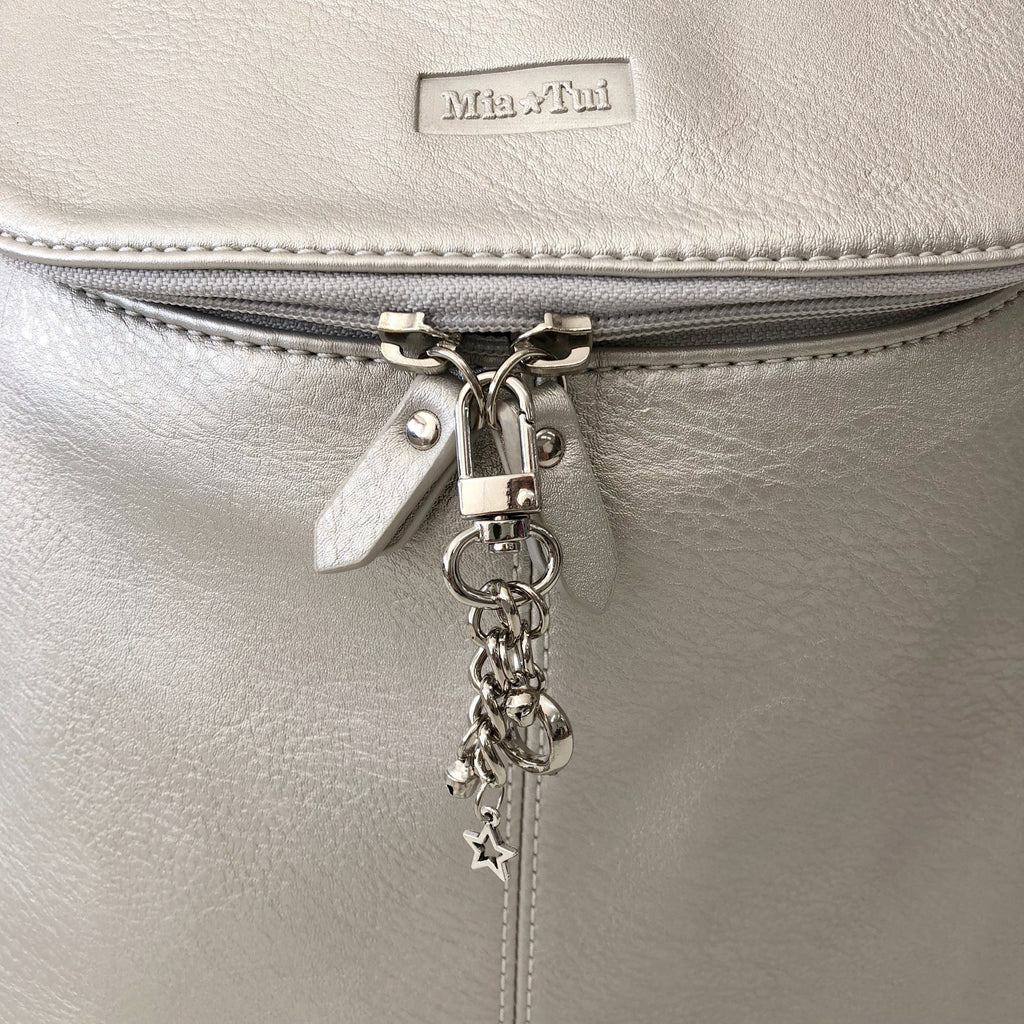 organizemybags Bag Charm with Double Clasp Silver