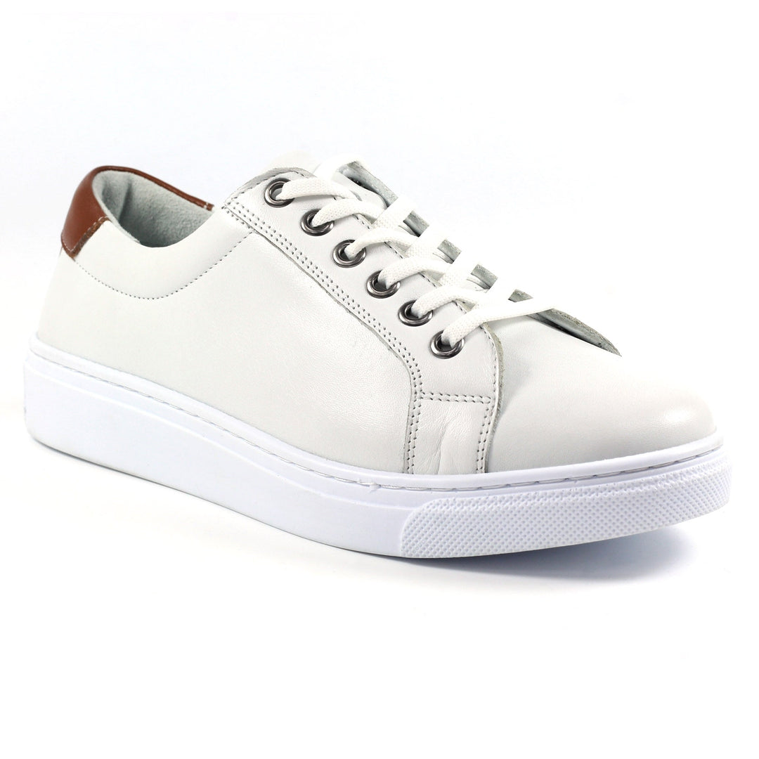 Mia Tui Zamora White Leather Trainer